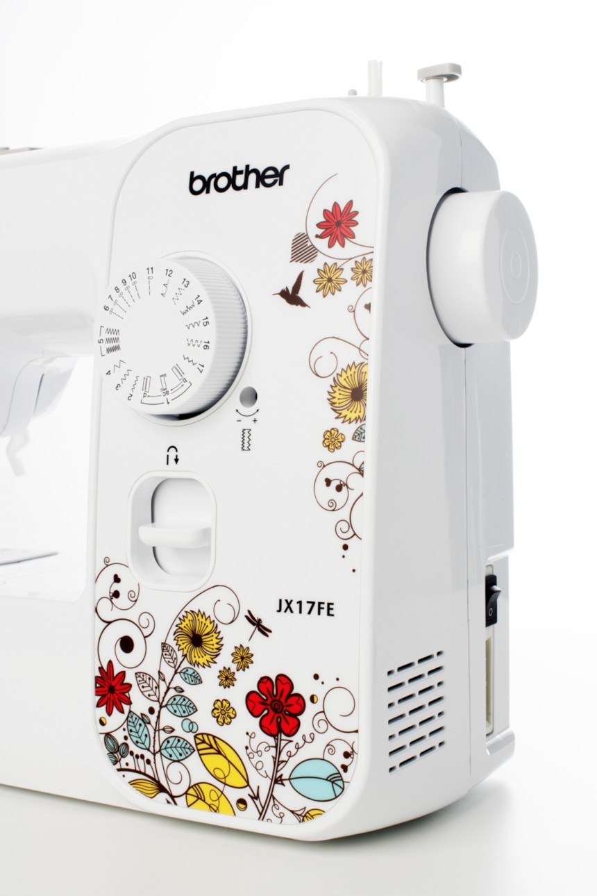 Brother JX17FE (Fantasy Edition) Macchina per Cucire con 17 Punti di Cucitura, per Principianti, Cucitrice Automatica - Offerta con Tavolo prolunga