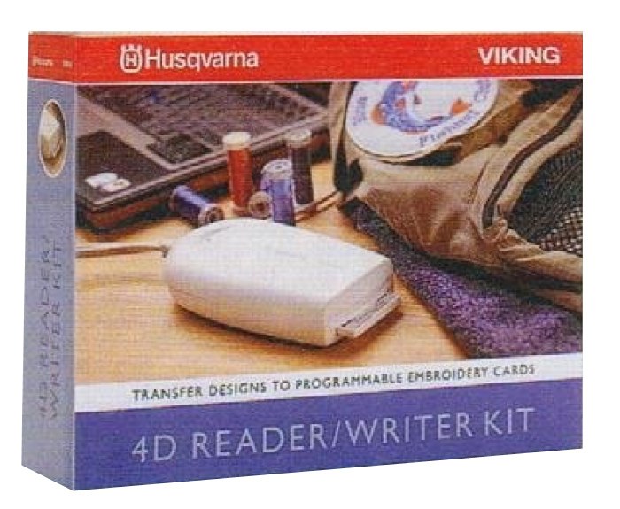 Kit Husqvarna 4D lettore/registratore per salvare i propri disegni su un scheda 4D